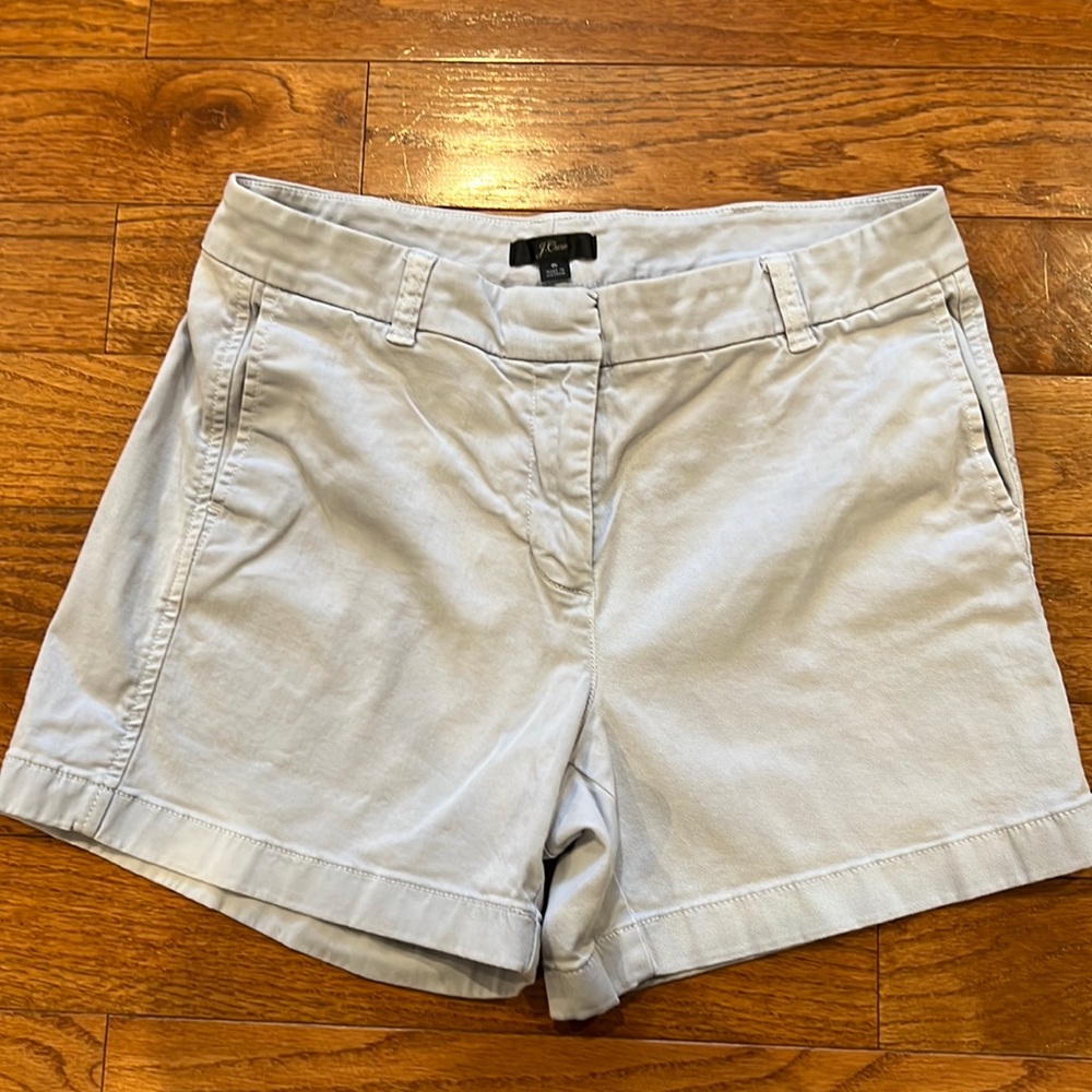 Jcrew light blue size 6 khaki shorts